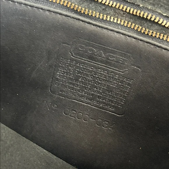 COACH Black and Brown Leather Crossbody Bag - Picture 9 of 11